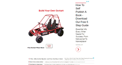 Desktop Screenshot of buildyourowngokart.com